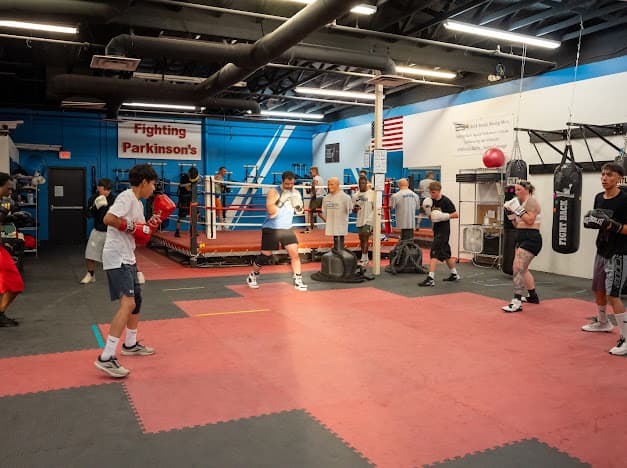 Mesa Boxing group training session