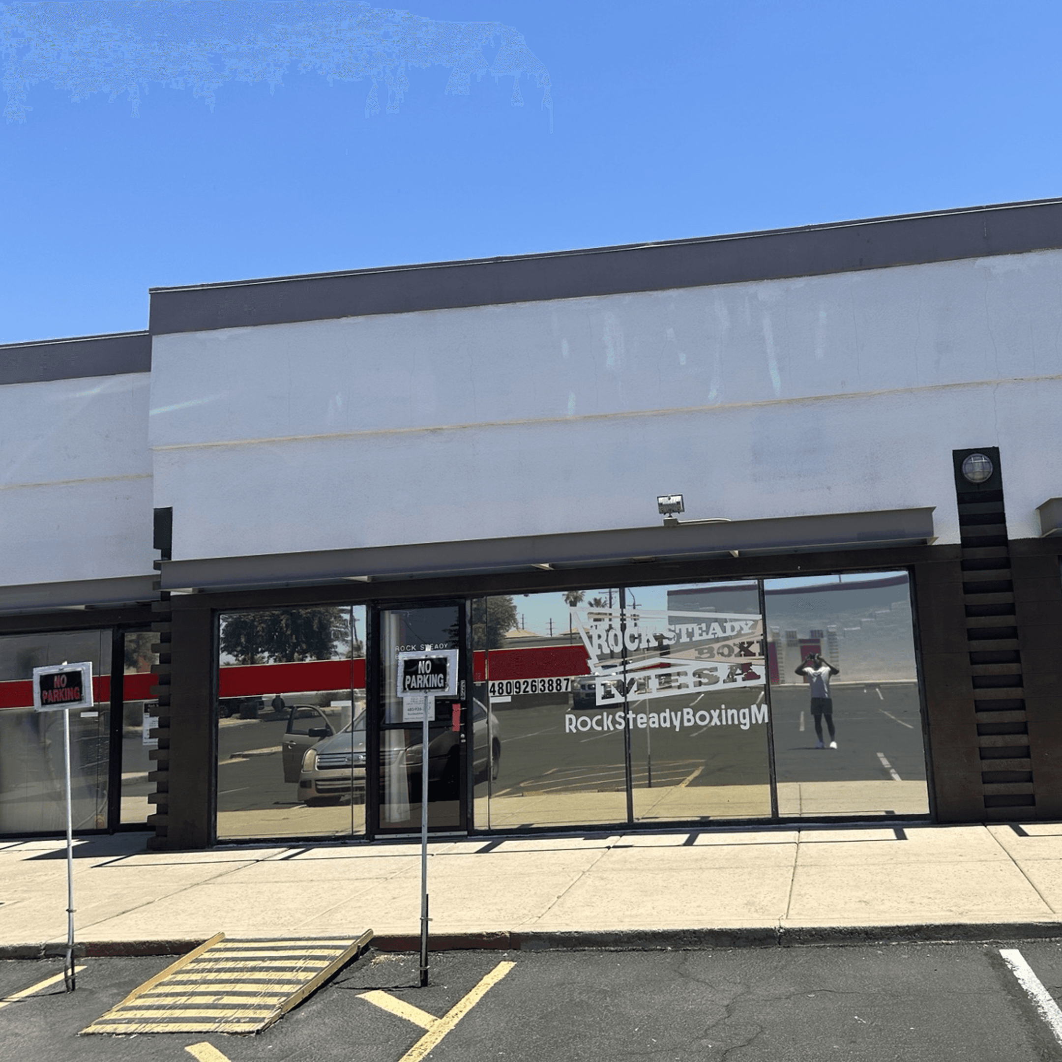 Outside of Mesa Boxing gym